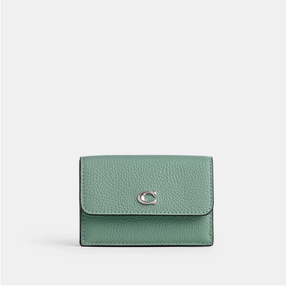 Coach Green Leather Wallet